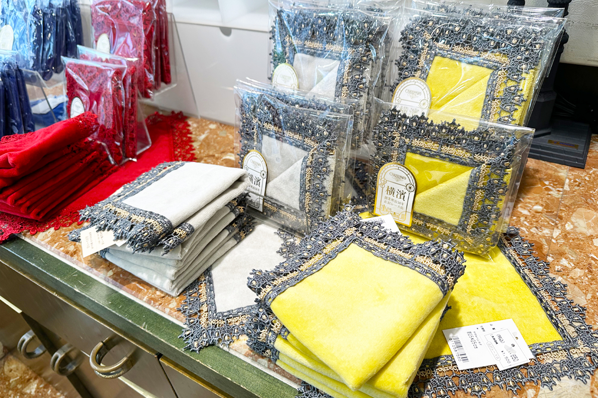近沢レース店の商品の活用シーン